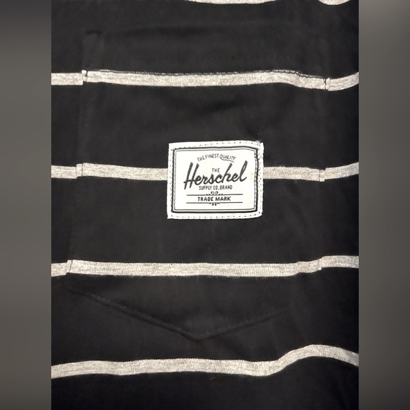 Herschel striped black & white shirt - Picture 2 of 3